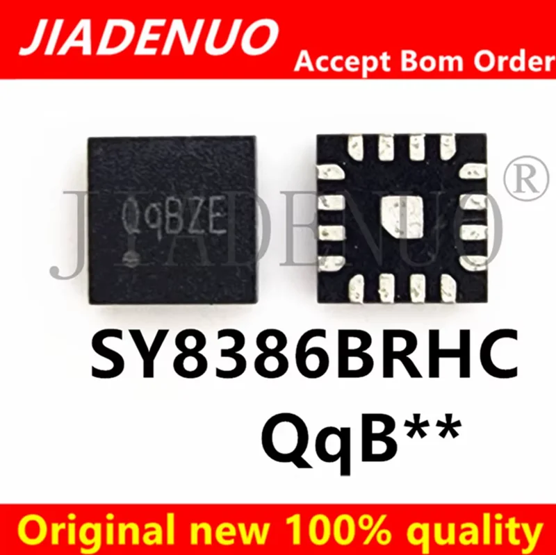 (5pcs)100% New SY8386BRHC SY8386B QqAZB QqBTB Q9A.. QFN-16 Chipset