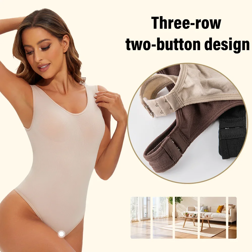 Shapewear ชุดบอดี้สูท Fajas Colombianas Body Shaper ผู้หญิงไม่มีรอยต่อ Tummy Control Slimming Sheath หน้าท้องแบนสําหรับชุดชั้นใน