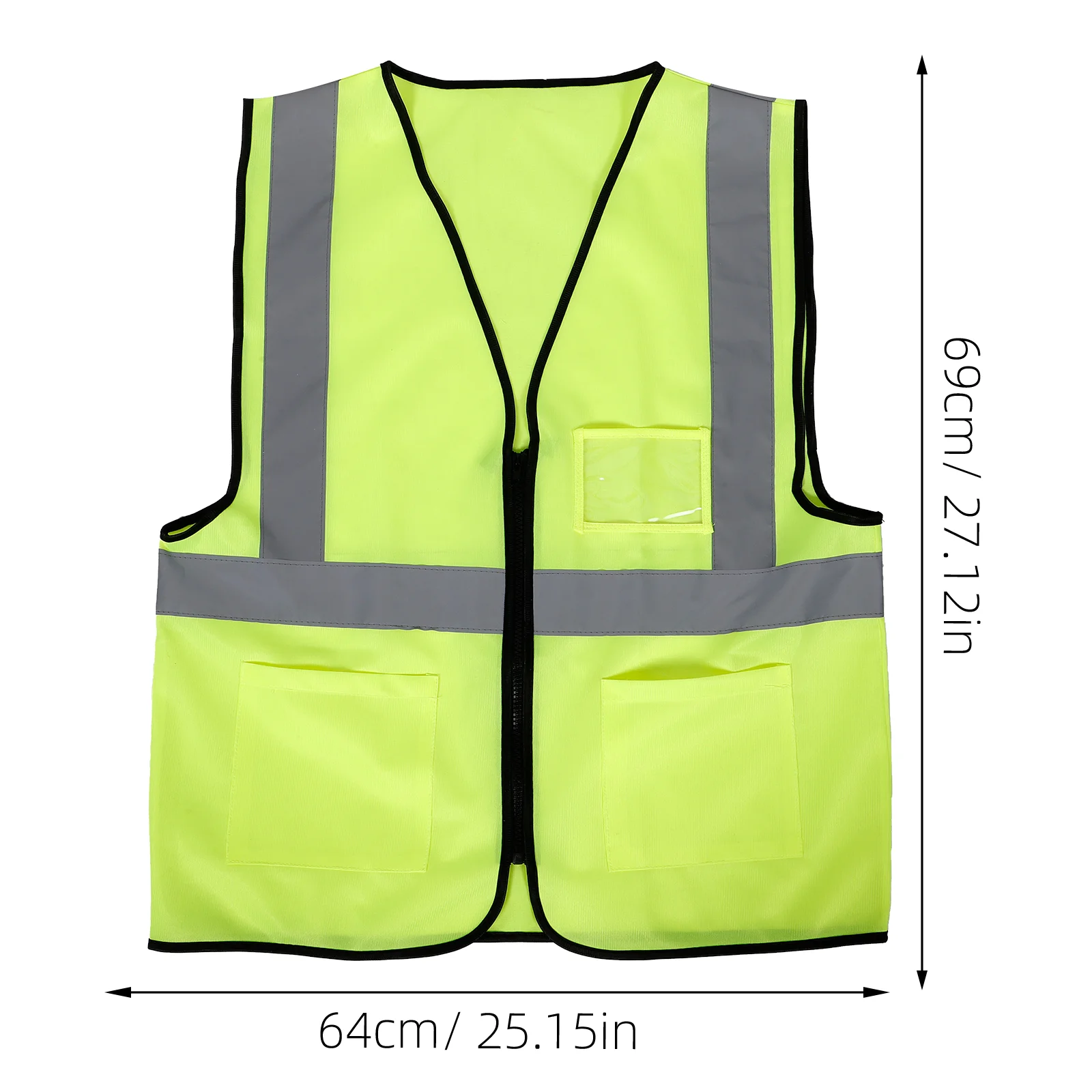Printable Reflective Outdoor Workout Vesting Men and Women Vest Polyester Construction Work