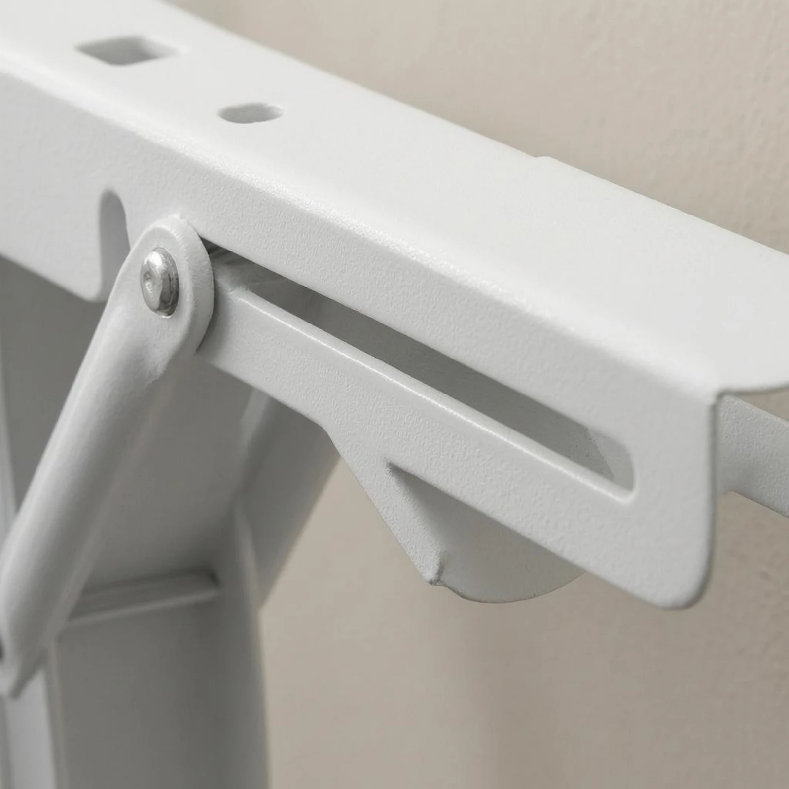 

2 Pieces Folding Shelf Bracket Cold-Rolled Steel Fold-down Shelf Bracket Mounting Brace Thick Metal Self-Tapping Screws
