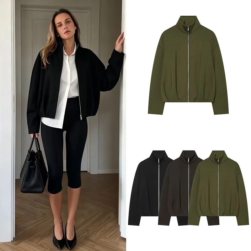 Women's New Jackets Autumn 2026 Fashion Youth Turtleneck Warm Jackets & Coats Women's Street Chic Leisure Holiday Coats Autumn