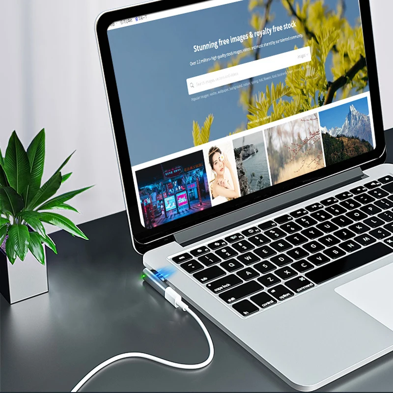 RGEEK USB Type C Magnetic PD Adapter for Magsafe1 Magsafe 2 MacBook Pro Max 5A Fast Charging USB C Female Magnet Plug Converter