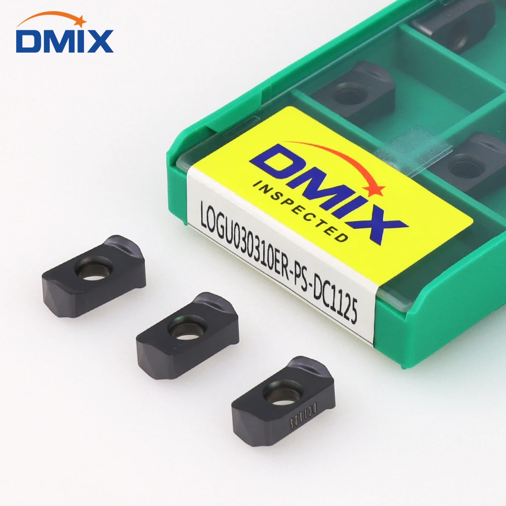 Bild 4: Der DMIX MFH03R Fast-Feed-Fräskopf MFH ist für das Fräswerkzeug LOGU03 aus Hartlegierung mit Stiftenfräswerkzeug LOGU0303 geeignet