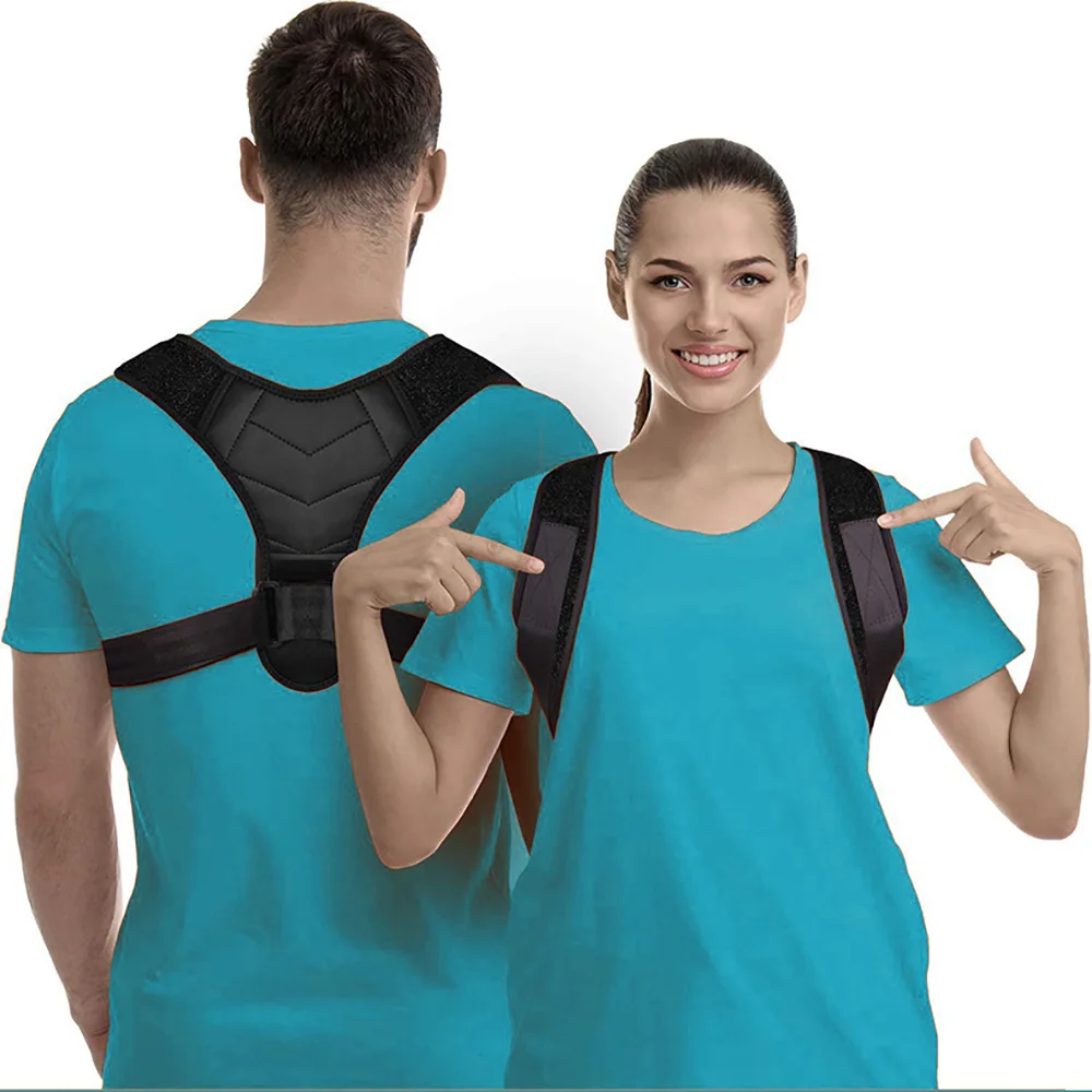 

Back Brace Posture Corrector For Women and Men Adjustable Upper Back Brace and Shoulder Breathable Corrective Belt