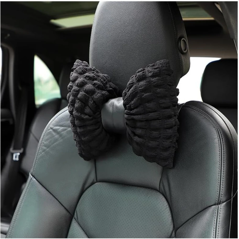 1Pcs Neck Pillow for Car Headrest Breathable Fit for All vehicles,Universal Filled Fiber Cushion for Driving Office Soft Support