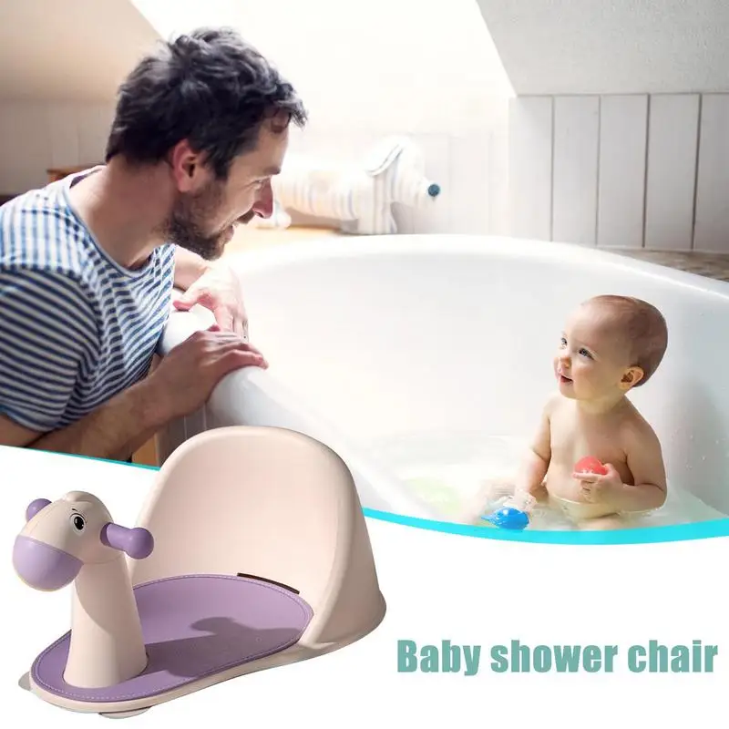 

Baby Bathtub Seat Portable Baby Bath Chair With Ultra Strong Suction Cups Anti Slip Newborn Infant Baby Care Children Acessories