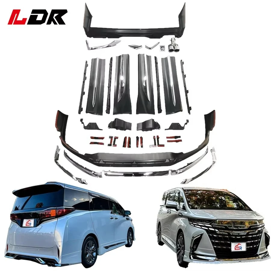 

New Arrival Bodykit for Alphard 2023/2024 40 Series Modellista Style Car Accessories with Bumpers Side Skirts