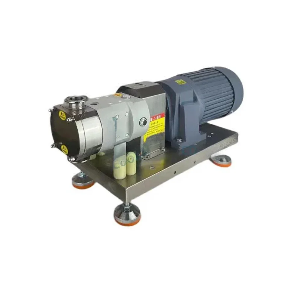 Electric High Viscosity Semi-Automatic Lobe Pump Filling Machine AC Optimized Rotor Transfer Pump Dressing Oil OEM