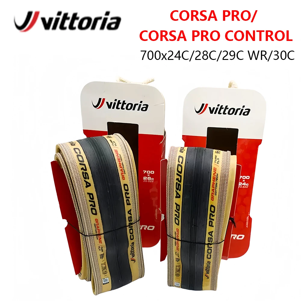 Vittoria Corsa PRO Rennradreifen Tubeless-Reifen 700x24C/26C/28C/29C/30C Pannensicherer Rennradreifen