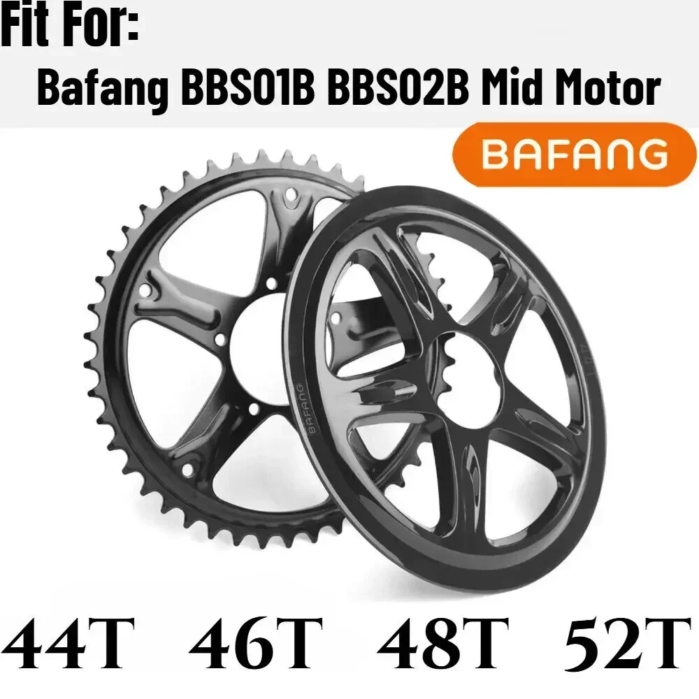AliExpress BAFANG Bafang BBS01B BBS02B Mid Drive Motor Chainwheel eBike Sprocket 44T 46T 48T 52T Original ebike accessories parts mtb