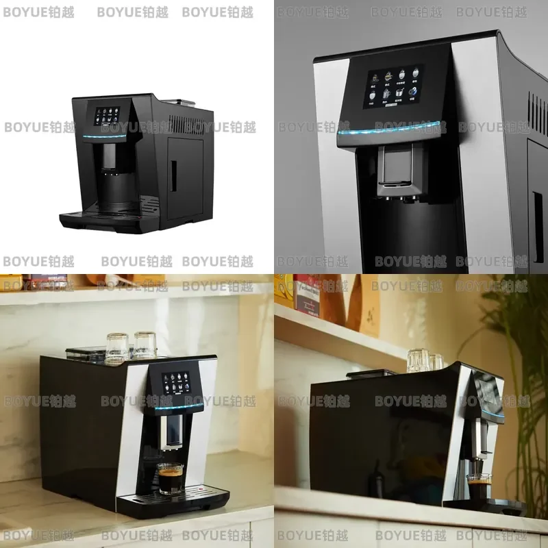 Automatic Espresso Machine with HD Touch Screen One Click Milk Frother Self Cleaning System for Home and Commercial Use
