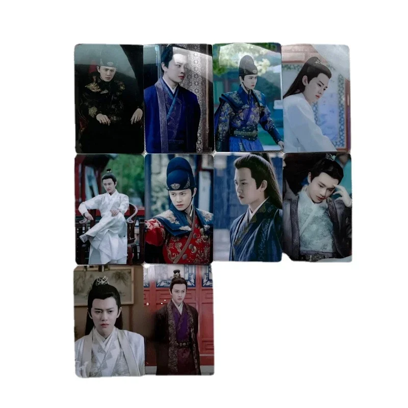 

10PC/SET No Repeat Ren Jialun HD Poster Card Stickers Allen All TV Character Hand Account DIY Decor Materials Chang Yi Lu Yan