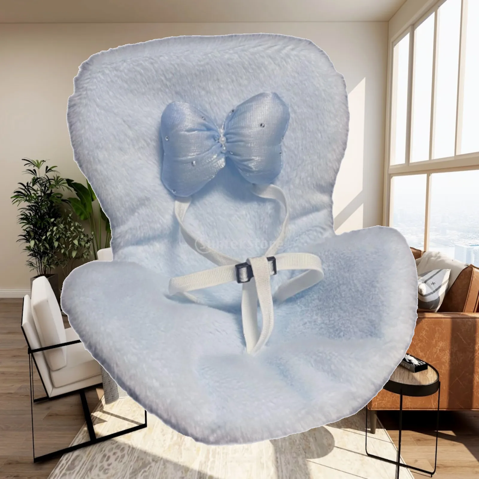 

Baby Doll Car Seat Role Playing Plush Car Decor Pretend Play DIY Doll Seat Accessory for Dolls Dress up Baby Doll Fashion Doll