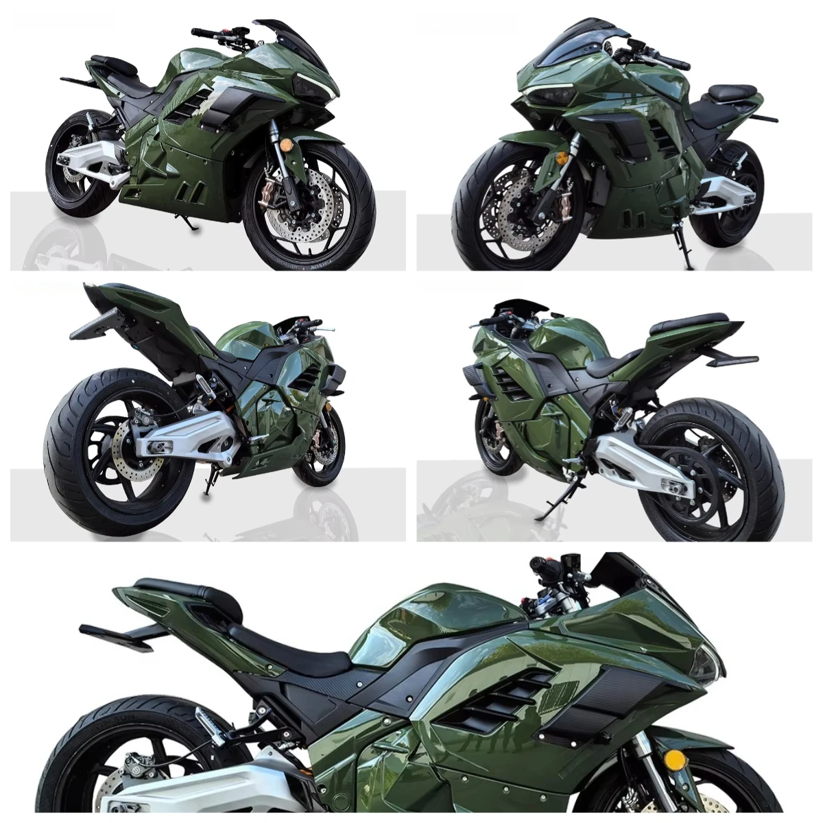 

Flying Wing 72V 5000W Adult Racing Electric Motorcycle