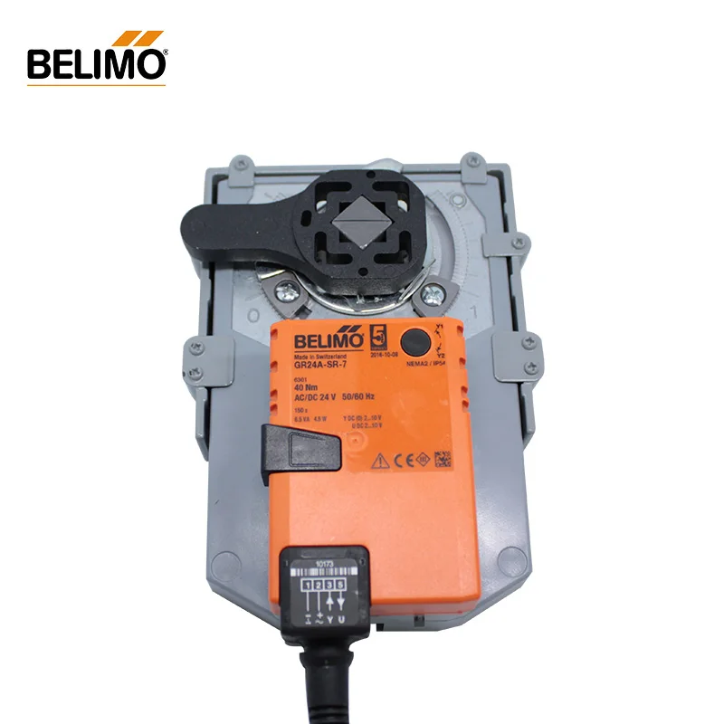 BELIMO 40Nm GR24A-SR-7 Modulating Rotary Actuator for Rotary Valves GR24A-SR-5 with Mounting Flange