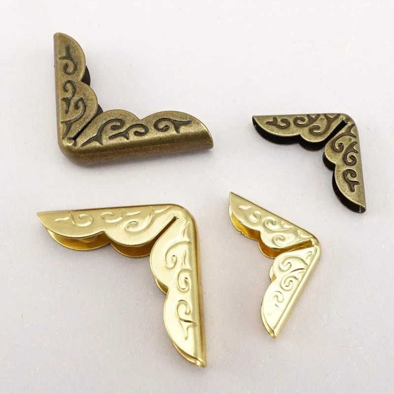 C086 Antique Bronze Photo Corners 4mm Inner Height for Scrapbook Album DIY