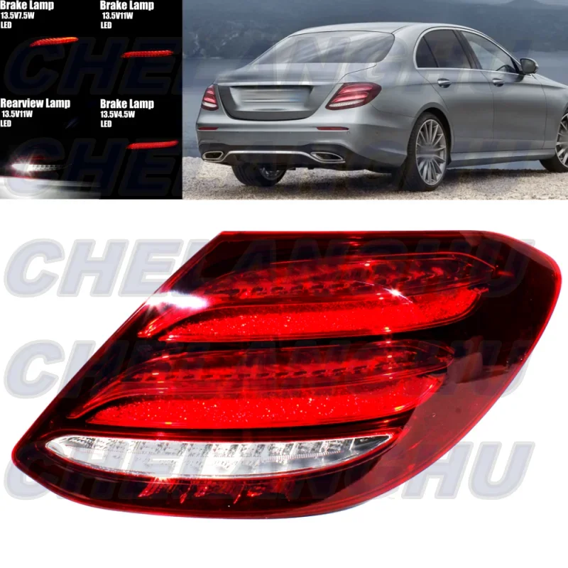 LED Tail Light For Benz E200 E220d E350d W213 Left-hand drive 2017 2018 2019 2020 1pc Right Side Rear Lamp Car accessories