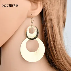 Trendy Leaves 2022 Earings Bohemia Metal Tassel Earrings Long Earring Women Irregular Sexy Girls Jewelry Fashion Punk