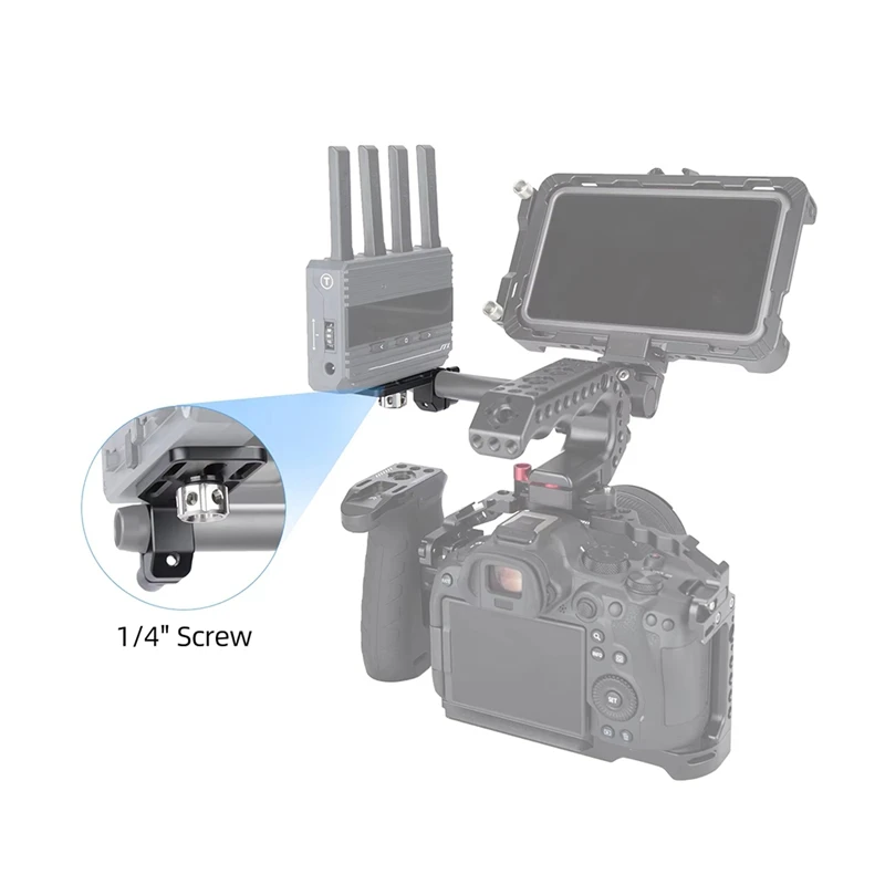 15Mm Rod Clamp Adapter With Mounting Plate For DJI Focus Pro Lidar For Monitor, Wireless Transmitter, Receiver