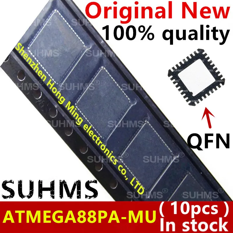 (10piece)100% New ATMEGA88PA-MU MEGA88PA-MU MEGA88PA MU QFN-32