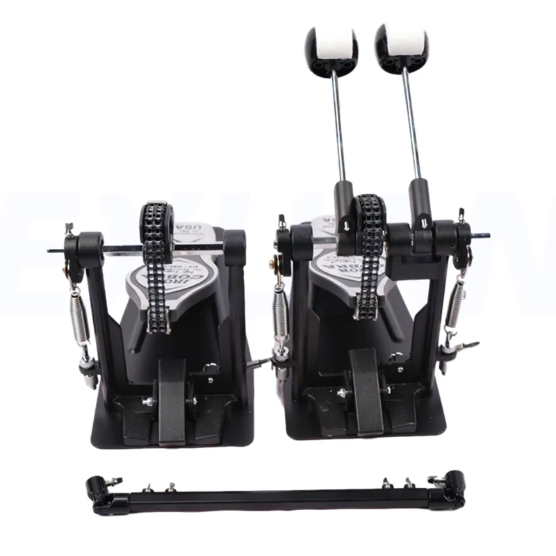 Double Stepping Hammer Pedal Double Chain Cam Double Pedal Accessories Jazz Drum Stepping Hammer Bottom Drum Practice