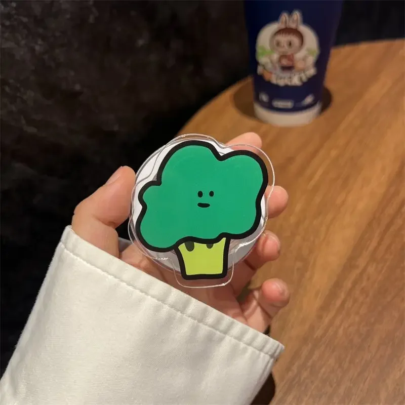 Симпатичная овощная магнитная ручка для телефона, подходящая для держателя телефона iPhone 16, 15, 13, универсальный держатель Samsung