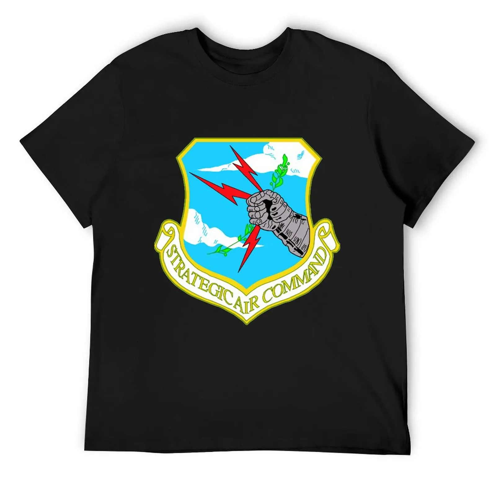 

Strategic Air Command Crest T-Shirt street wear fashion shirts vintage plain t shirts men