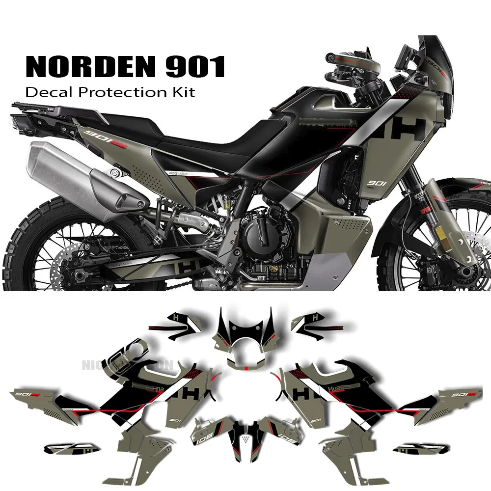 For 2022-2023 Norden 901 motorcycle stickers kit Scratch Resistant Decal Protection Accessories