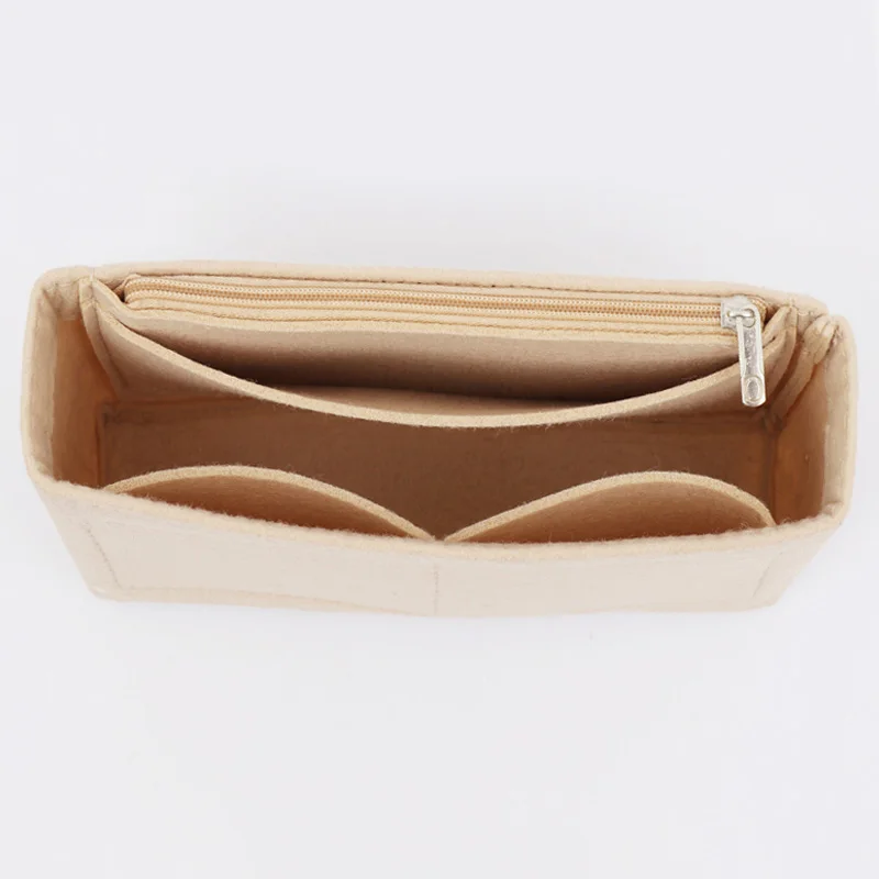 Make up Cosmetic Organizer Felt Insert Bag For Handbag Travel Inner Purse Portable Storage Bags