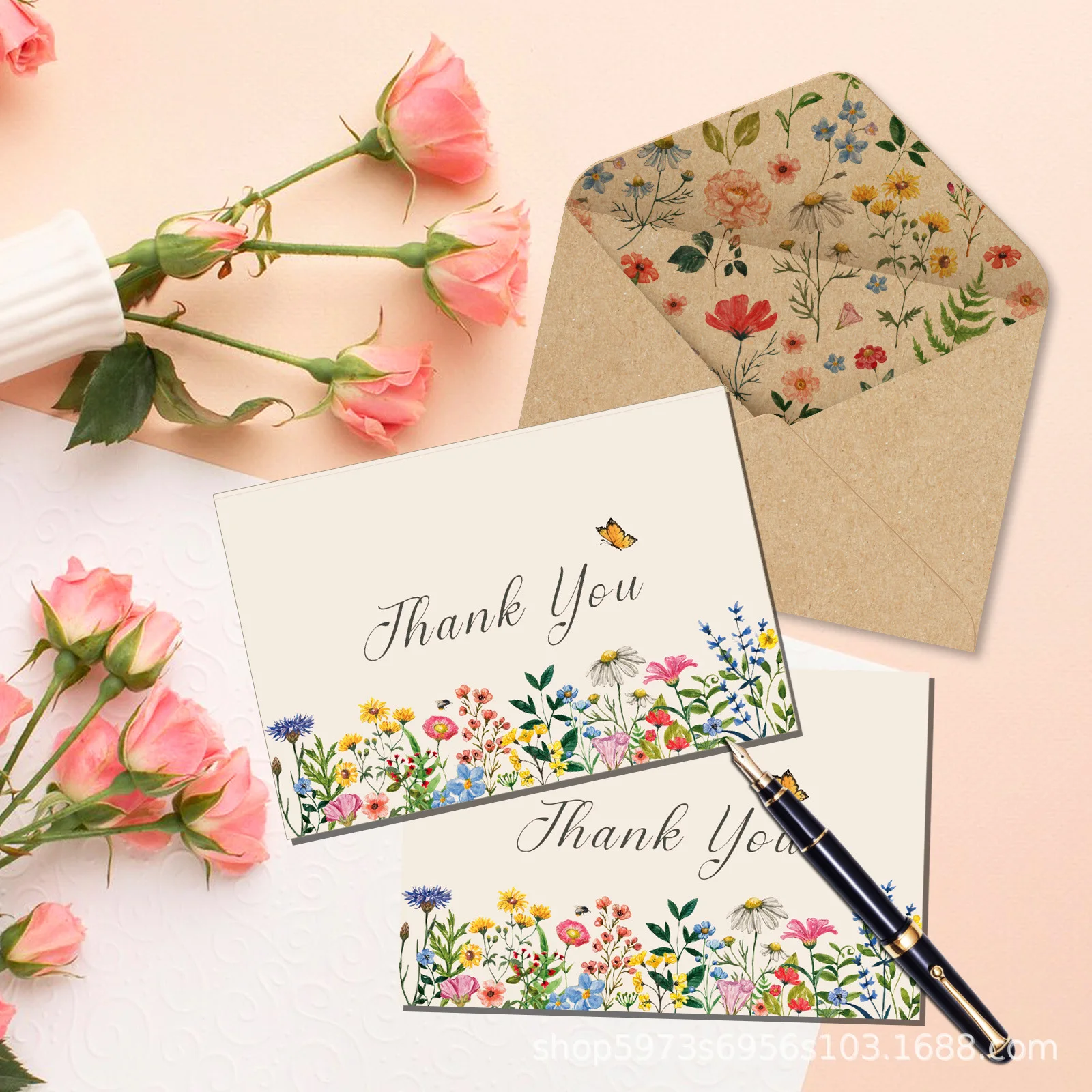 Набор канцелярских принадлежностей из бумаги с буквами, наклейка на конверт с цветами, 9, набор с бумажными буквами, идеально подходит для приглашения на свадьбу, благодарность, письмо