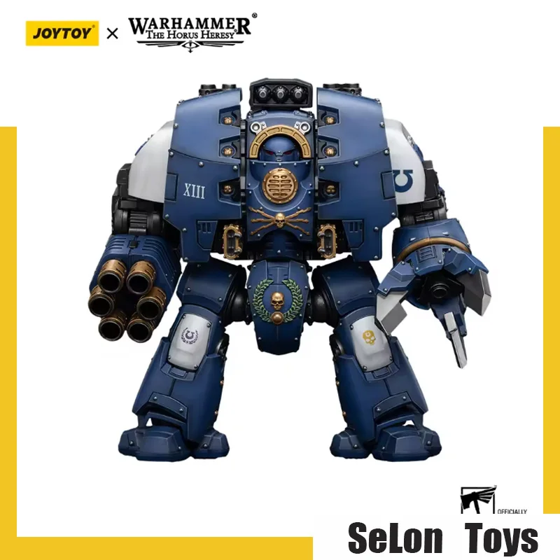 

JOYTOY 1/18Action Figure Warhammer 40K Ultramarines Leviathan Dreadnought with Cyclonic Melta Lance and Siege Claws