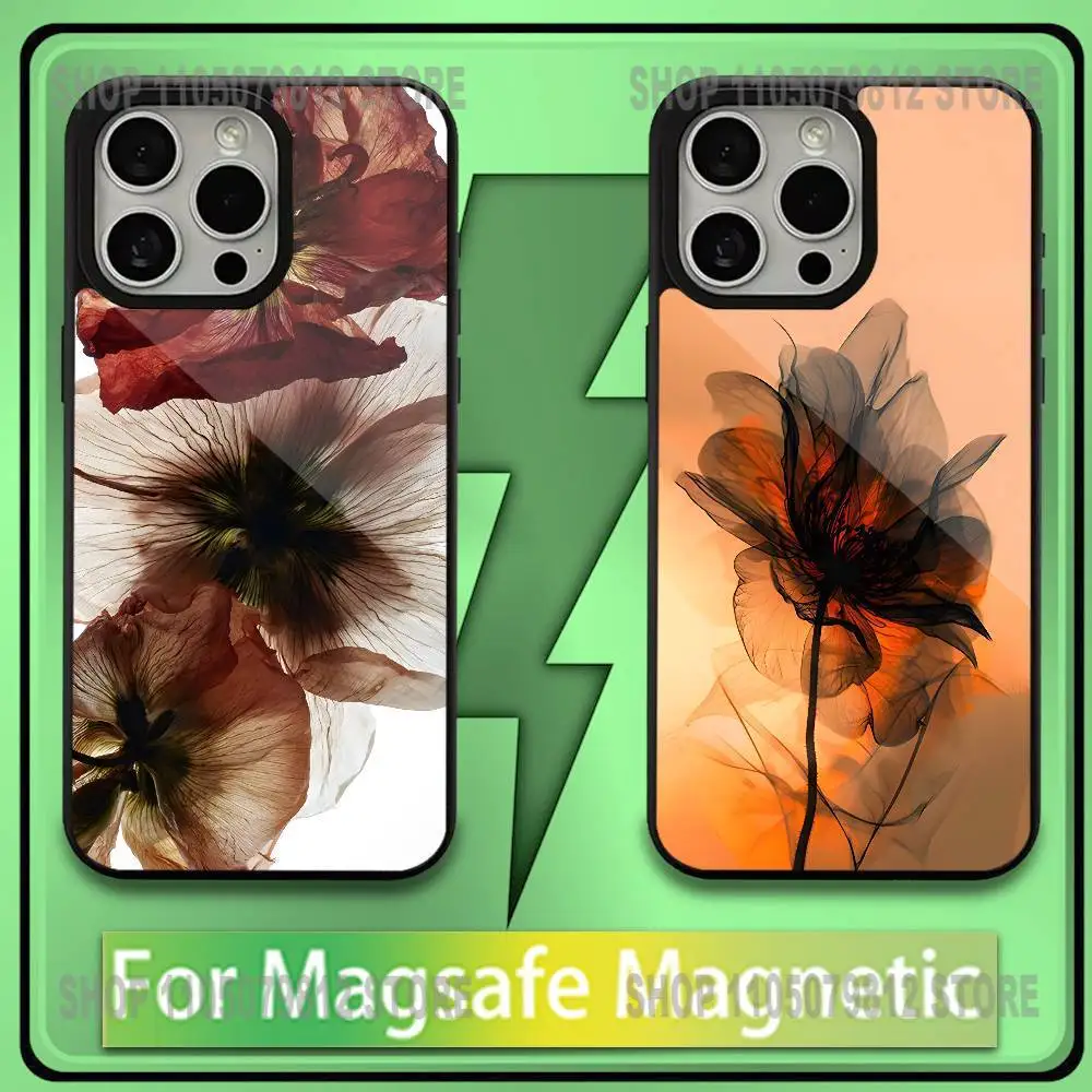 

Anemoni flowers Phone Case For iPhone17,16,15,14,13,12,11,Plus,Pro,Max,Mini Soft Magesafe Magnetic Wireless Charge