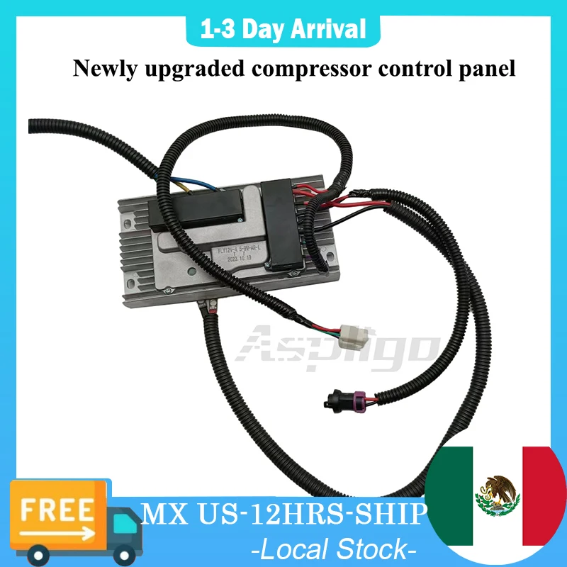 

1PCS Only Control Panel Car Electric Air Conditioner A/C air Conditioning Compressor 12V For Truck Bus Automotive Boat Tractor
