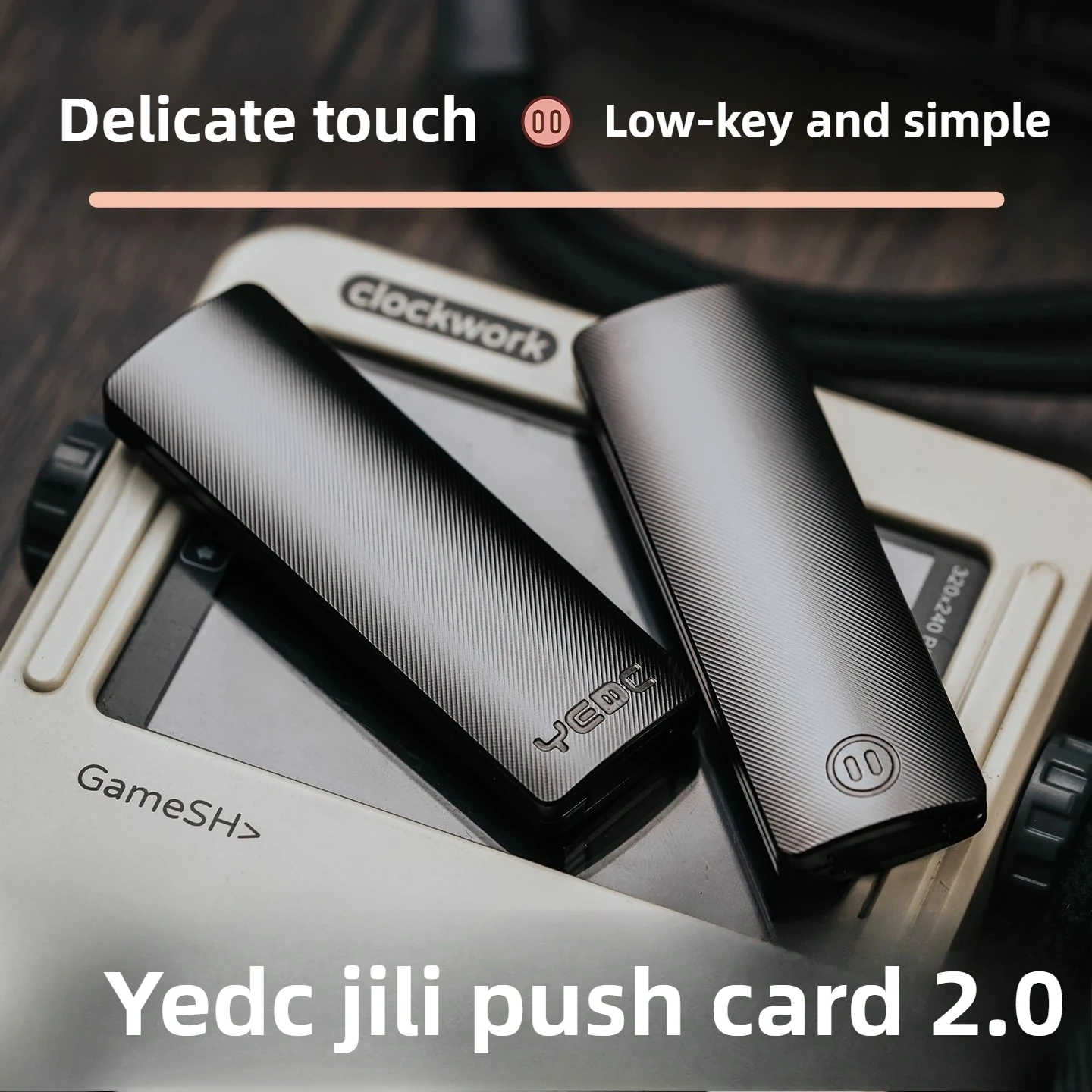 

YEDC Extreme 2.0 Metal Magnetic Mechanical Direct Push Segment Fingertip Push Card Decompression Toy