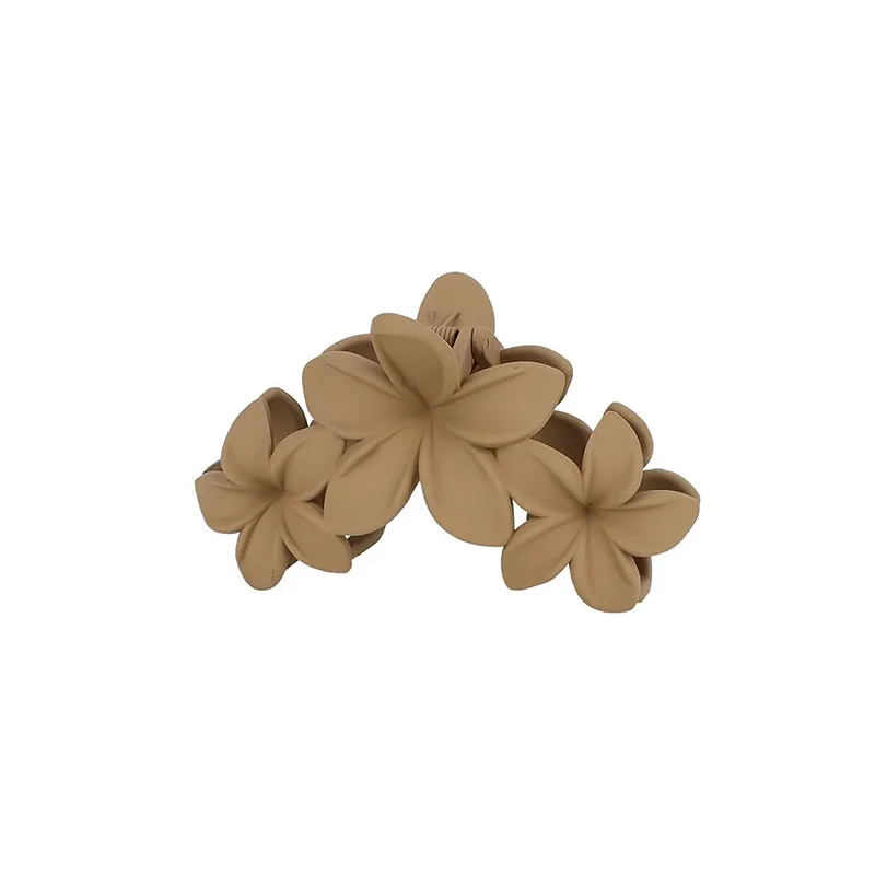 4PCS Flower Hair Clip Female Vintage Temperament Versatile Plate Hair Clip Headdress Frosted Shark Clip Grab Clip Hair Accessori image 2