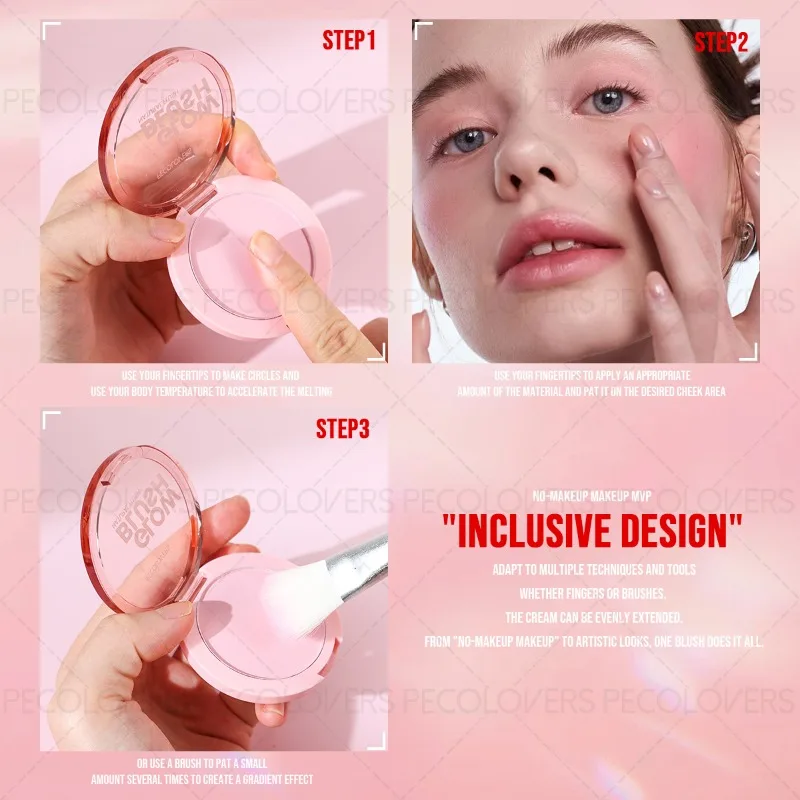 Blush pour le visage, plusieurs couleurs au choix, hydratant et beau, mignon et charmant, cosmétiques pour le visage