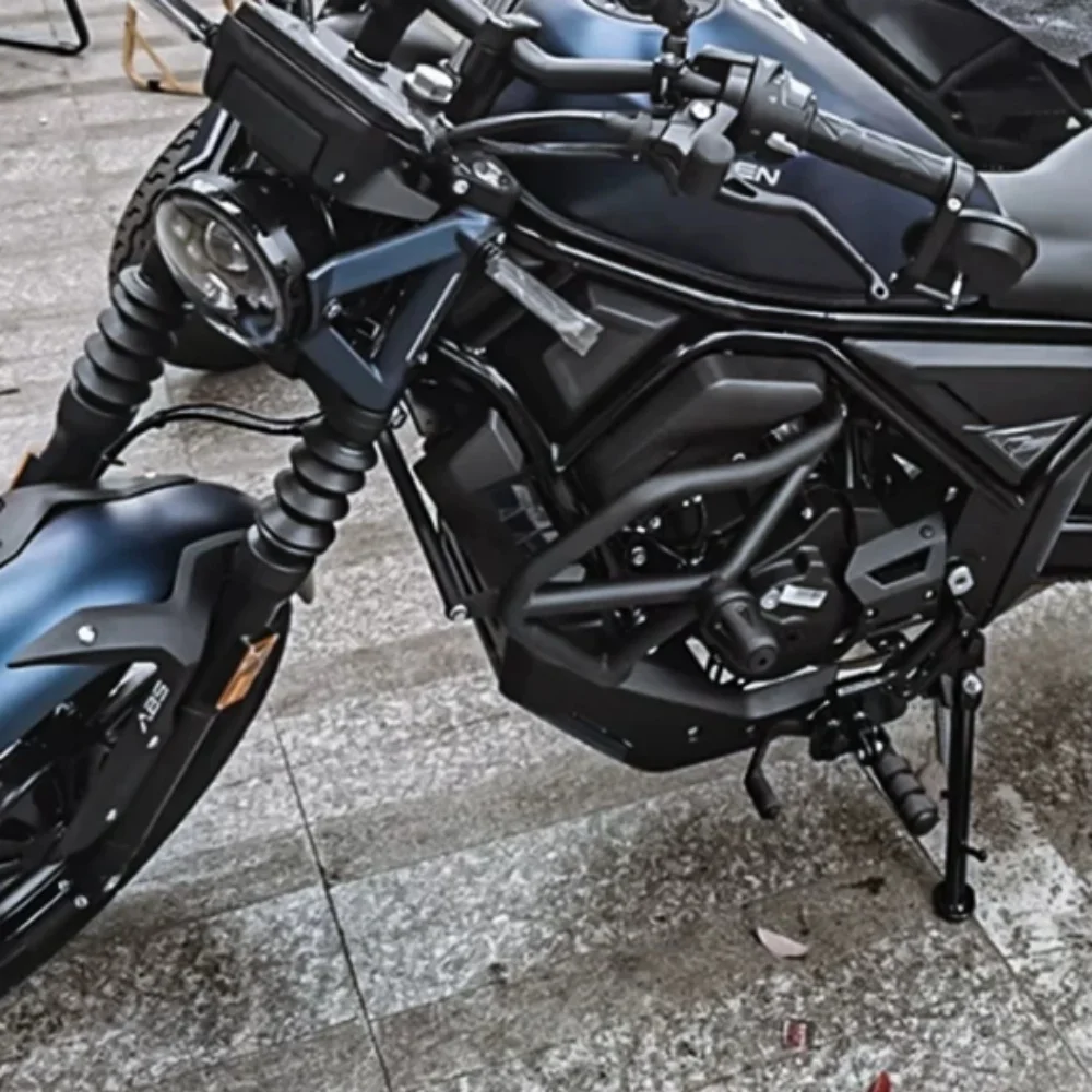 Protective Crash Bar for ZONTES 125C Motorcycles – Thickened, Heavy-Duty Landing Protection Guard – Non-Destructive Installation