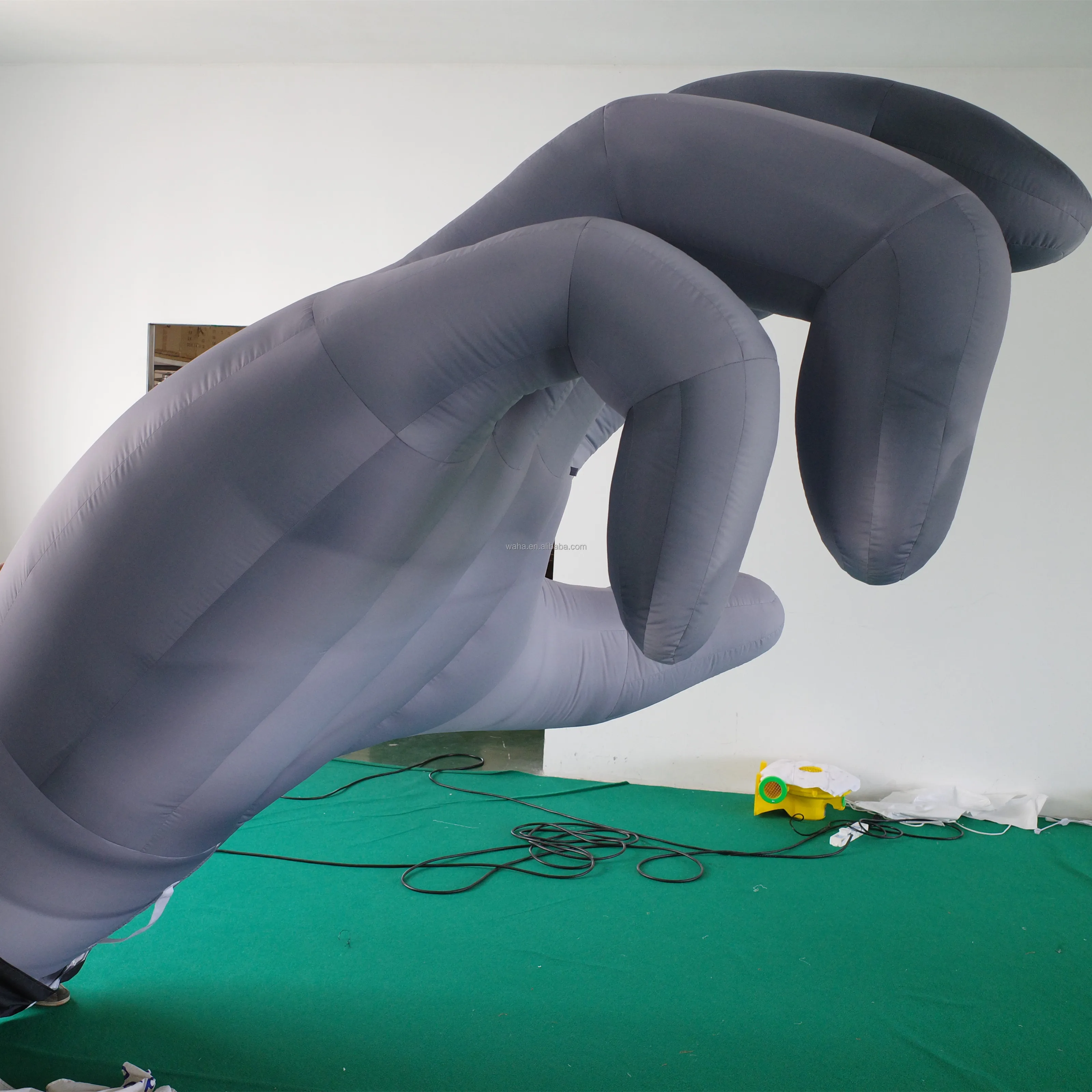 Custom Giant Inflatable Finger Hand/giant Inflatable Hands Sculpture for Art Exhibition
