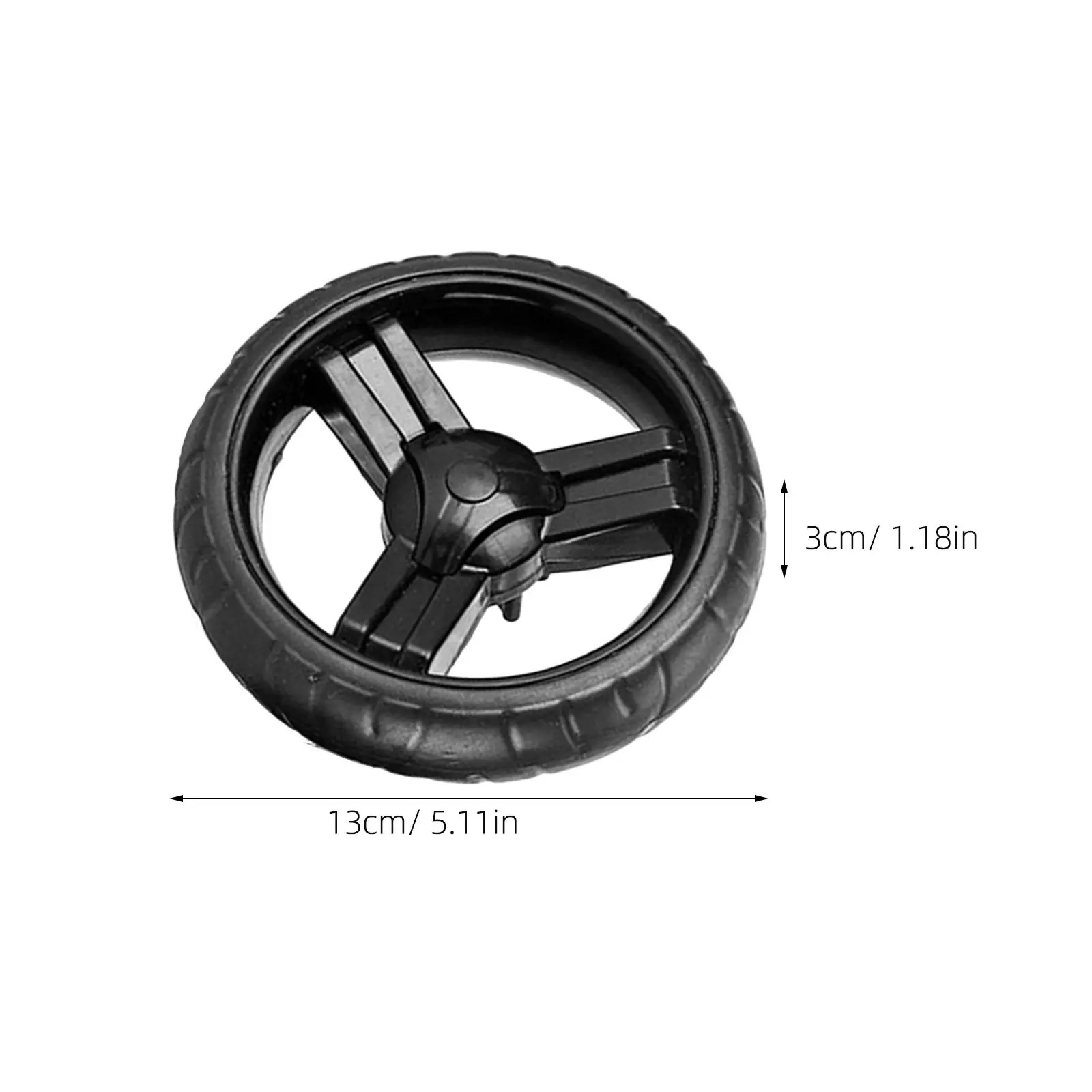 8Pcs Baby Stroller Wheel Replacement Eva Stem Caster Set Fixed Casters Quiet Wear-Resistant Stroller Wheels Smooth