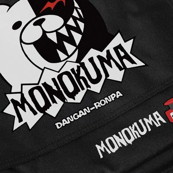 Danganronpa V3 Kirisu Koyori Anime Two-Dimensional Peripheral Shoulder Crossbody School Bag Black And White Bear Nanjou Makoto