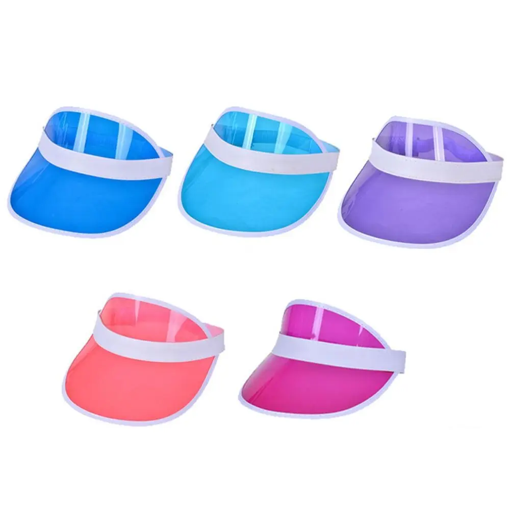 Cappello da Baseball anti-uv estivo donna uomo trasparente Top vuoto in plastica PVC parasole cappello bicicletta cappello da sole accessori sportivi