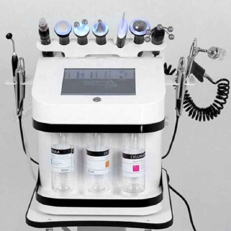 Home Use Beauty Spa Equipment Deep Facial Cleanser Face Massager Oxygen Facial Machine for Beauty Spa