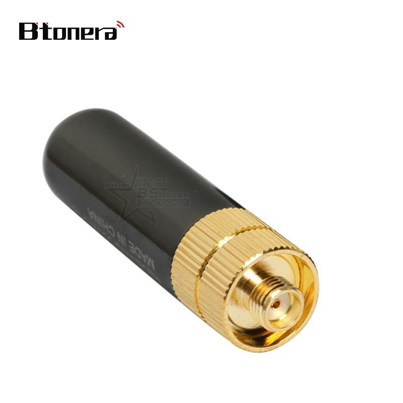 Antena Universal para walkie-talkie, dispositivo de mano UV de doble banda SRH-805, para pulgar, 45MM