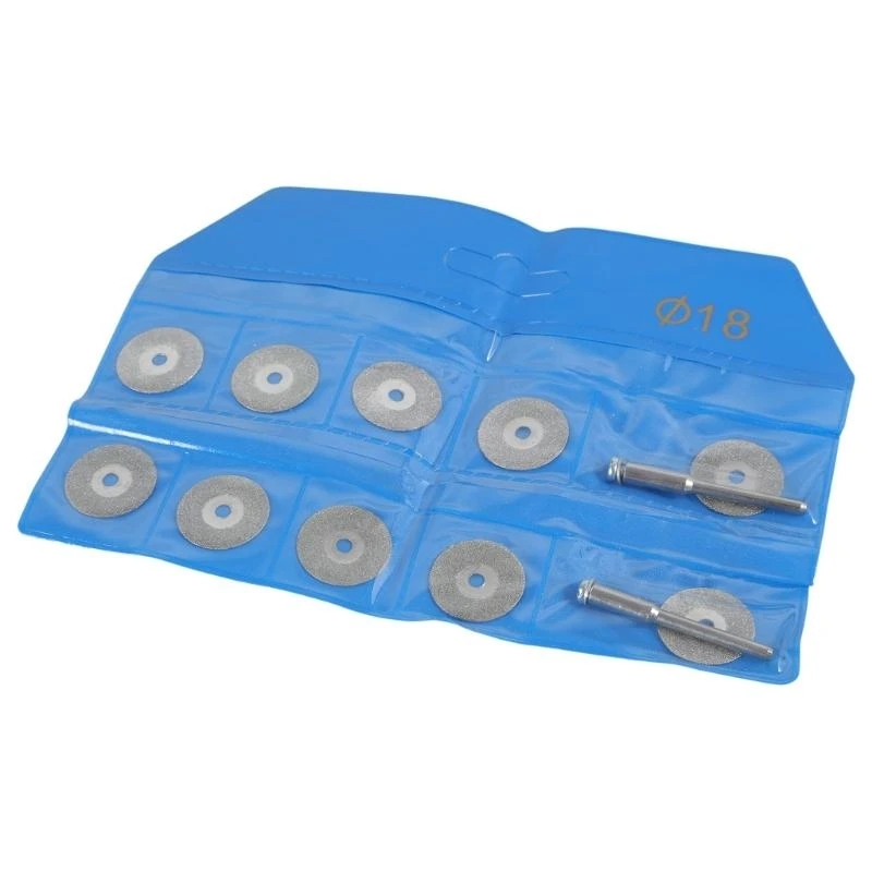 367d 10pcs New Rotary Tool Circular Blade Cutting Disc Cutoff Mandrel