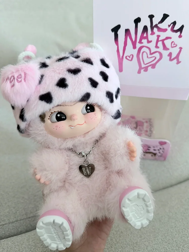 

19cm Instock Wakuku Blind Box Angel Series Pink Love Angel Doll Model Bag'S Ornament Pendant Collection Toy Girl Birthday Gifts