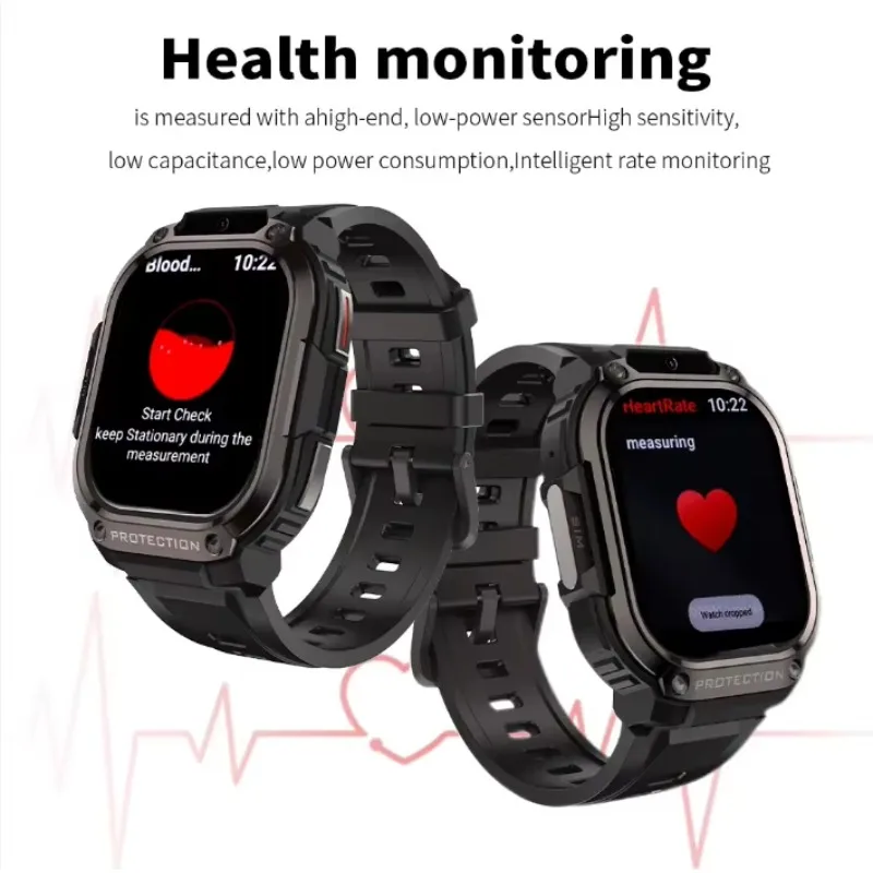 TLCRETE 2025 جديد Dm63 أندرويد Smartwatch 4G بطاقة Sim واي فاي 64GB Amoled عرض مقاوم للماء IP67 سيليكون الهاتف المحمول Reloj Inteli