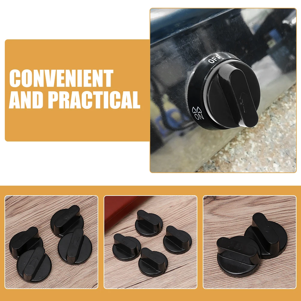 

2pcs Gas Durable Plastic Replacements Universal Burner Cooktop Oven Range Control Burner Knobs Replacements Knobs