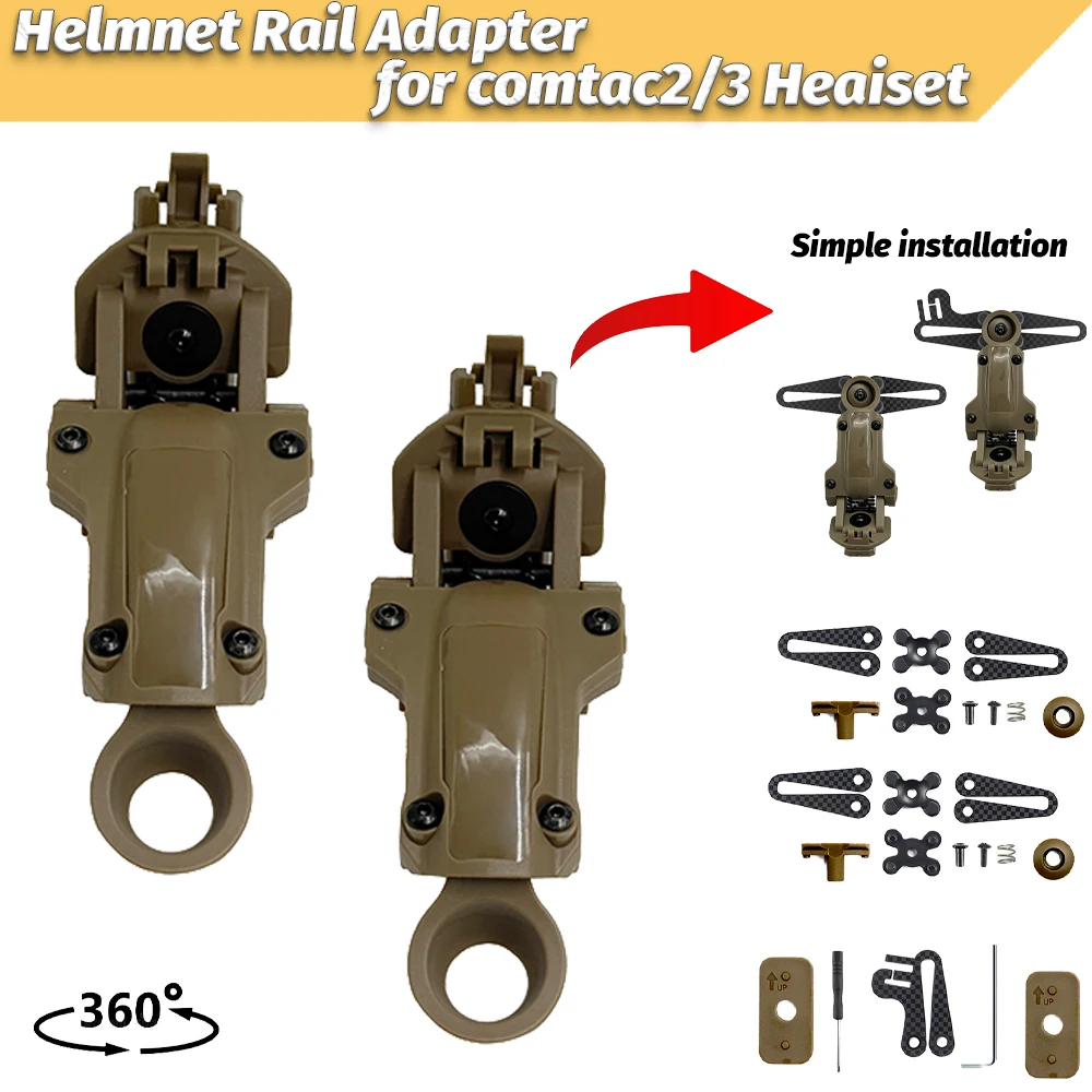 НОВЫЙ тактический шлем OPS CORE ARC/Wendy M-LOK Rail Adapter Крепление для шлема подходит для тактической гарнитуры для стрельбы COMTAC II иIII