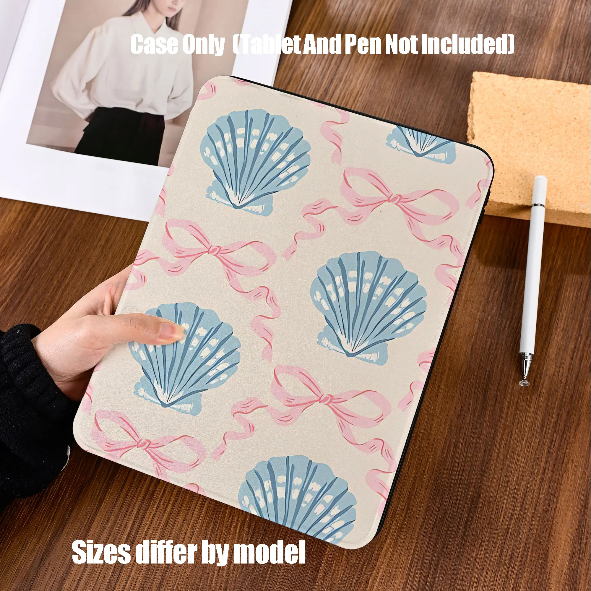 Shockproof TPU Tablet Protective Case with Pencil Holder Auto Sleep Wake for Apple /Samsung/Xiaomi/Redmi/Huawei/Honor
