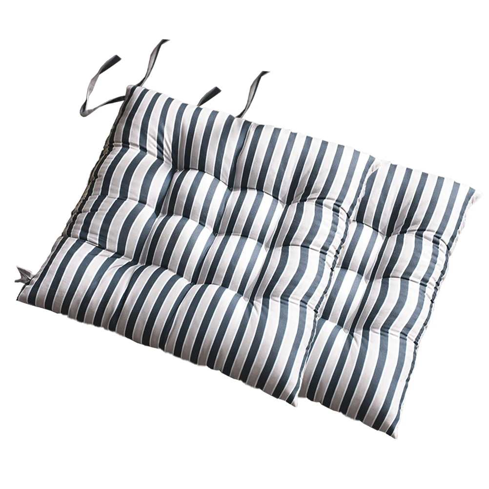 

2pcs Striped Chair Cushions Purple Seat Pads for Office Home Bedroom Living Room Fashion Lovely Practical Thick Warm